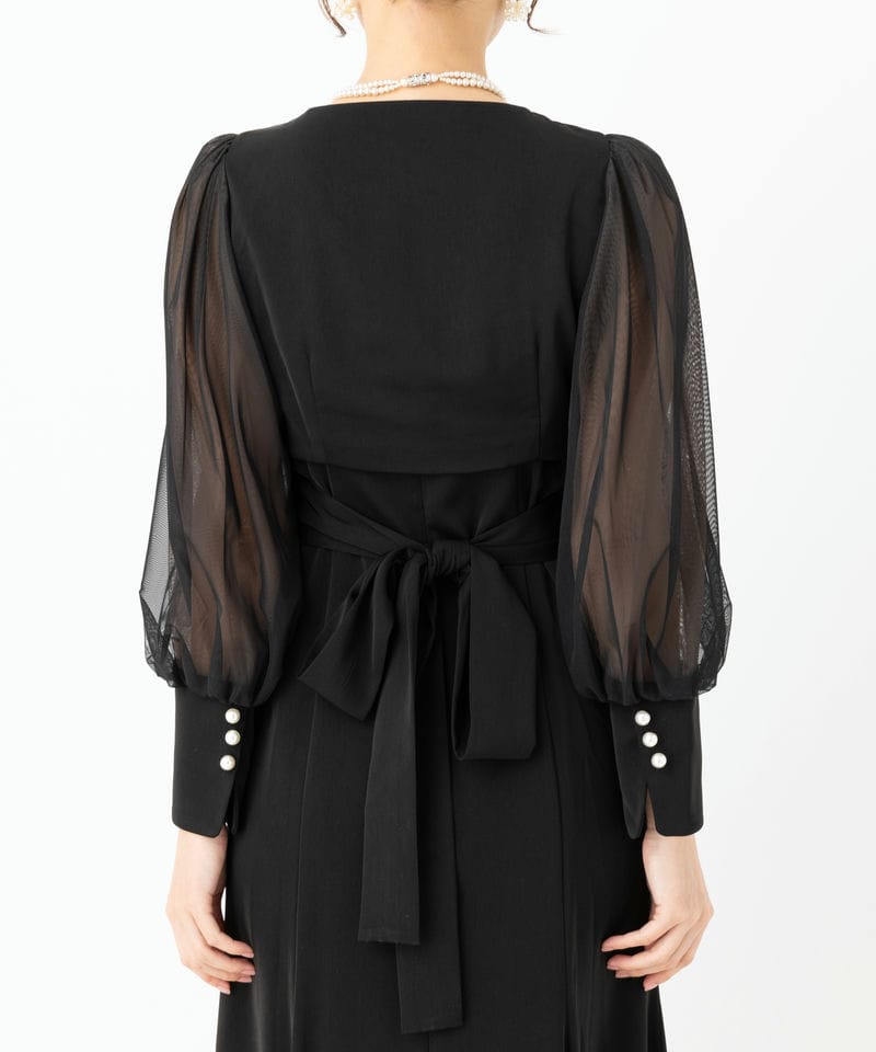 Dorry Doll ドリードール クロスデザインドレス ブラック系 | 結婚式