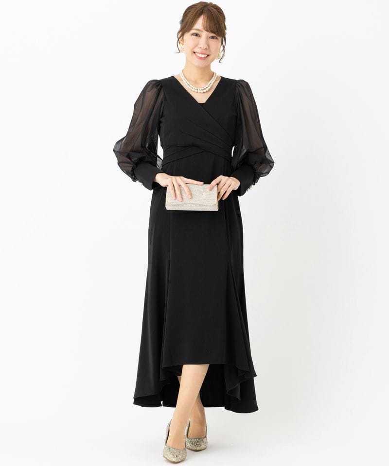 Dorry Doll ドリードール クロスデザインドレス ブラック系 | 結婚式