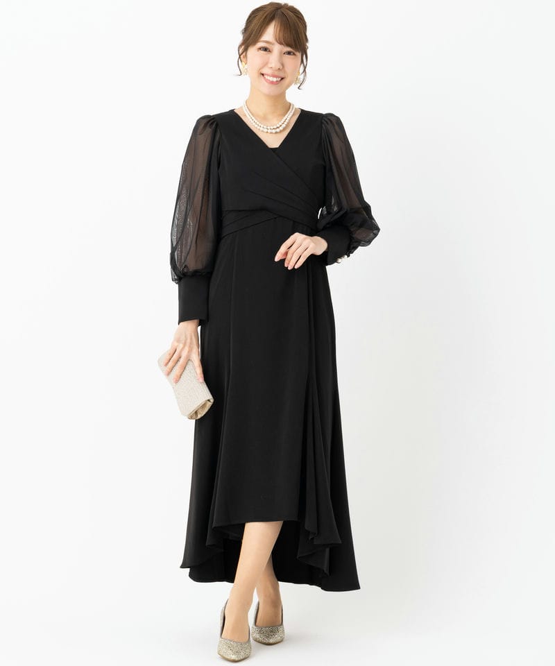 Dorry Doll ドリードール クロスデザインドレス ブラック系 | 結婚式