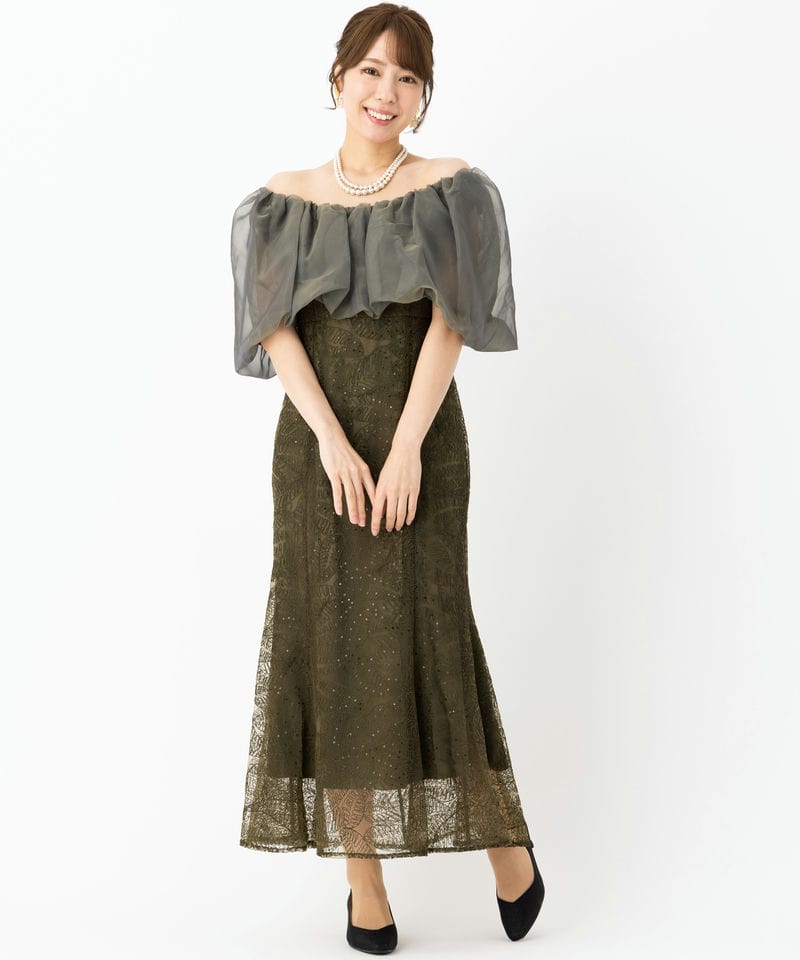 Leja レジャ 2WAYオフショルダーバリエマーメイドレス その他 x