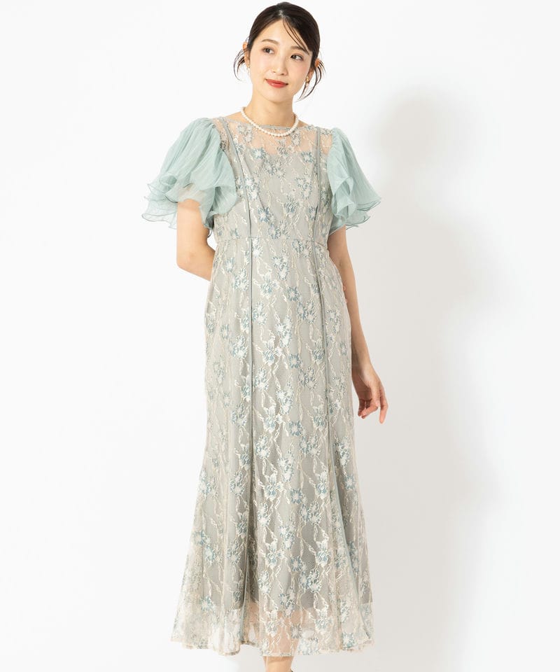 Leja 【ドレス2点SET】レジャ ボリュームチュールパイピングフレ