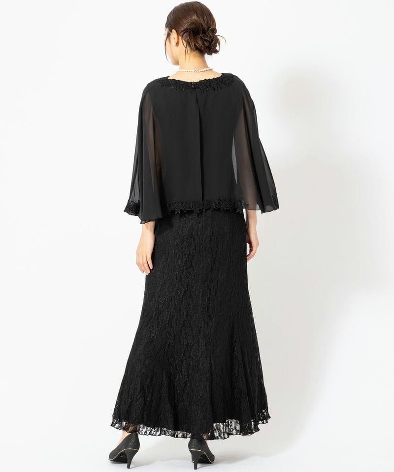 Select Shop 【マザーズドレス】シフォンボレロ&レースロングドレス