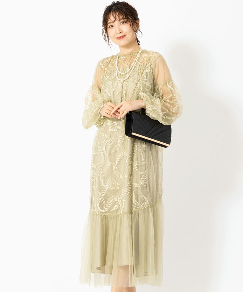 Dorry Doll 【ドレス2点SET】ドリードール リボンエンブロイダリー