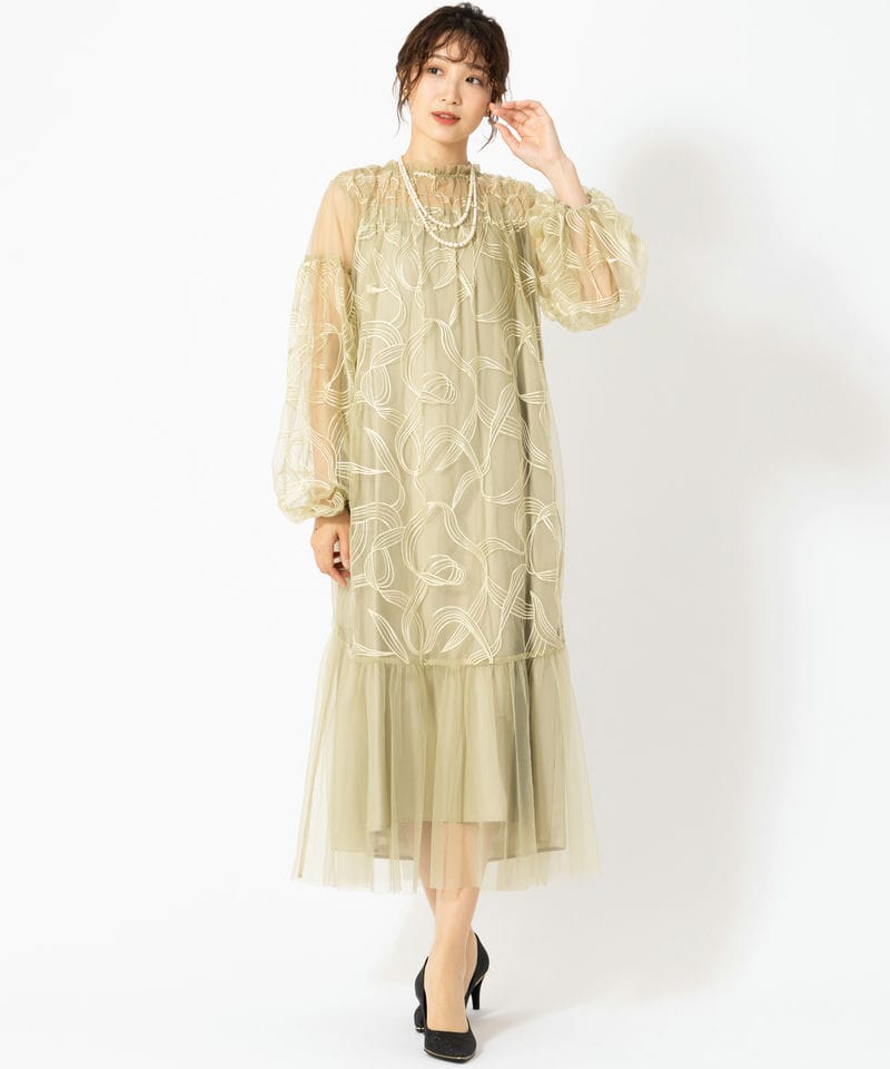 Dorry Doll 【ドレス2点SET】ドリードール リボンエンブロイダリー