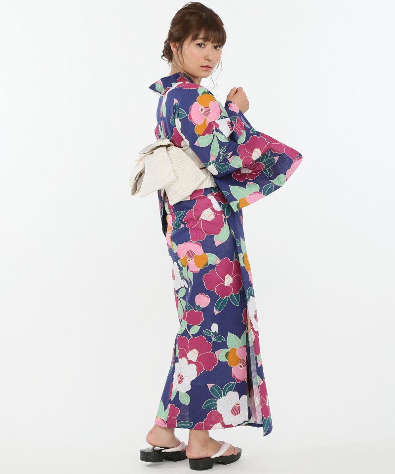 utatane 【浴衣・下駄セット】うたたね「大正浪漫シックな菊づくし