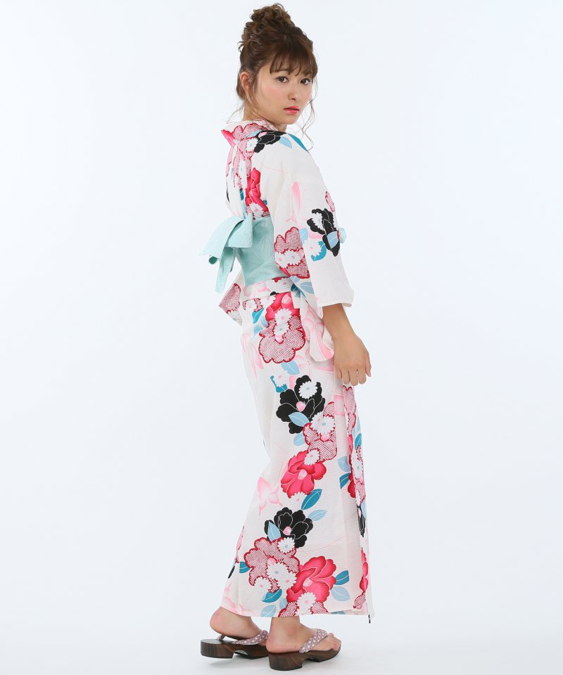 utatane 【浴衣・下駄セット】うたたね「大正浪漫シックな菊づくし