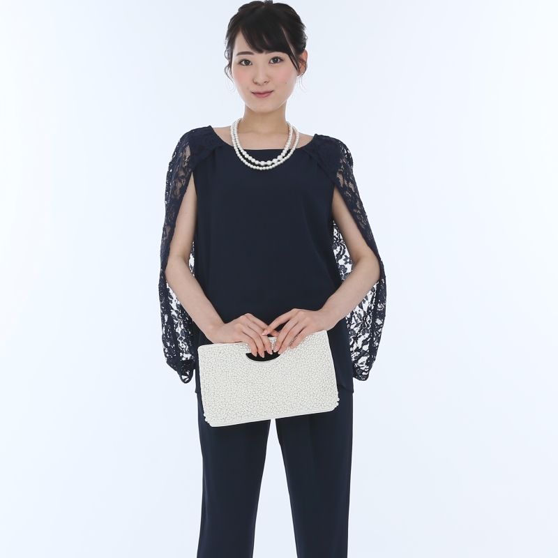 GRACE CONTINENTAL グレースコンチネンタル フリルワイドサロペット