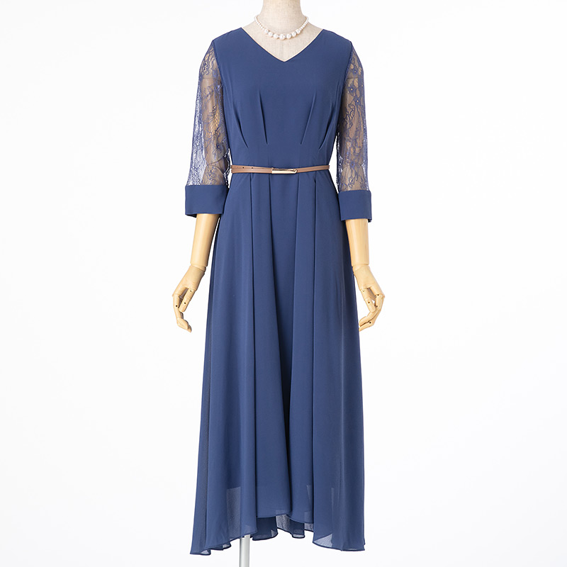 Dorry Doll 【ドレス2点SET】ドリードール 袖レースウエストタック