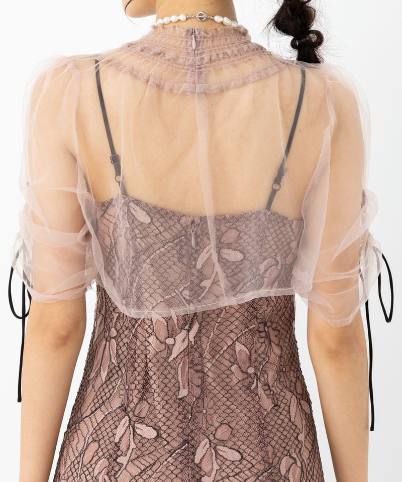 Dorry Doll 【ドレス2点SET】ブラウスセットフラワーレースドレス