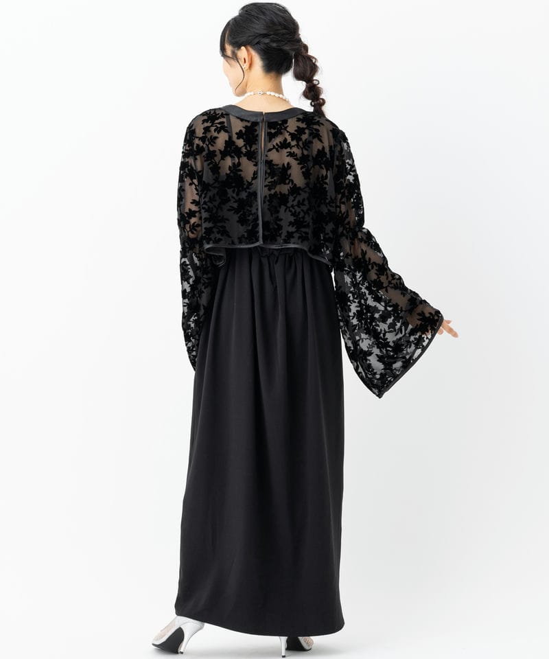 CIAOPANIC チャオパニック ベロアフラワーボレロ付きキャミドレス