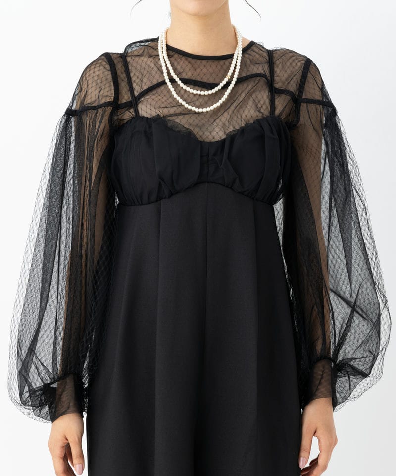 Ameri VINTAGE アメリヴィンテージ ネットチュールトップレイヤード