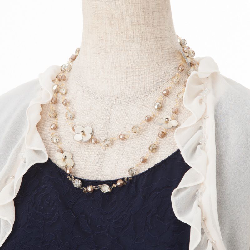 ANTEPRIMA アンテプリマ フラワーワイヤーネックレス ゴールド系