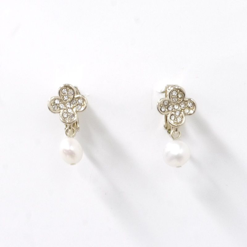 ANTEPRIMA アンテプリマ パール付お花イヤリング その他 x シルバー系