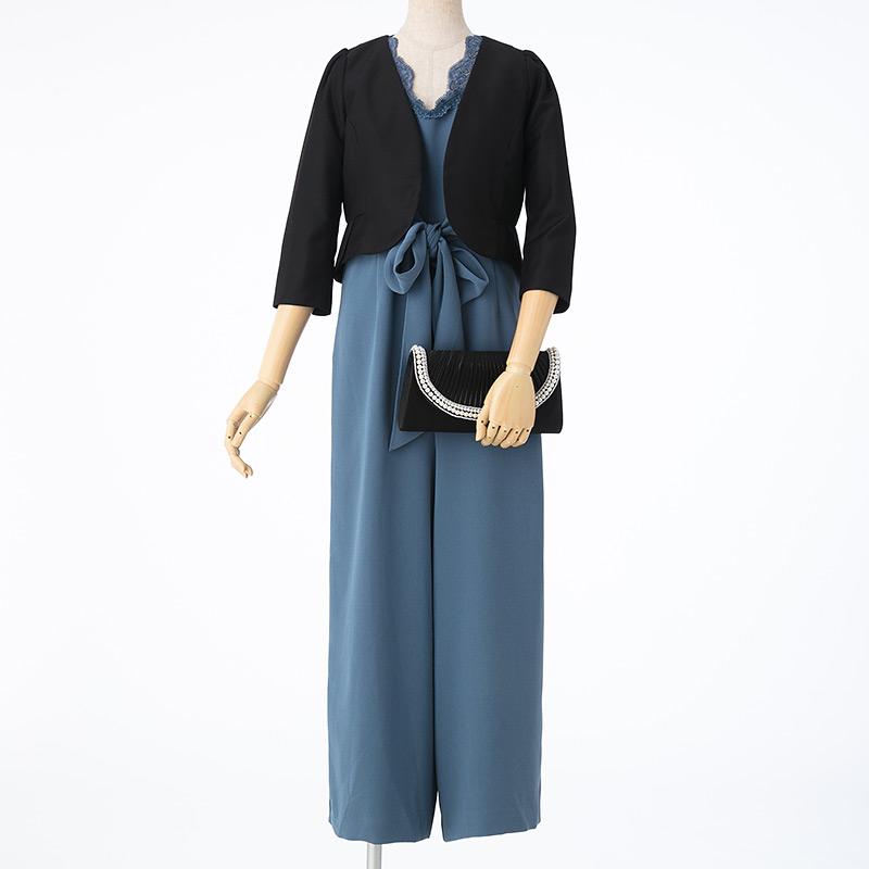 GRACE CONTINENTAL グレースコンチネンタル フリルワイドサロペット