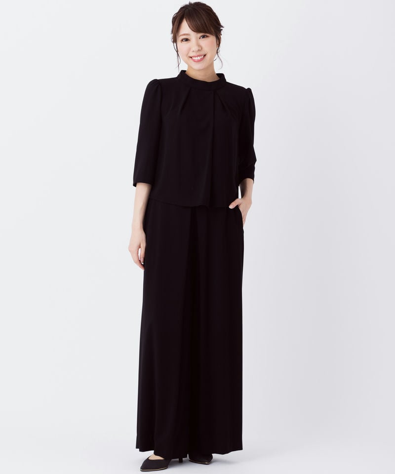 Select Shop 【マザーズドレス】刺繍レースシフォンマザードレス