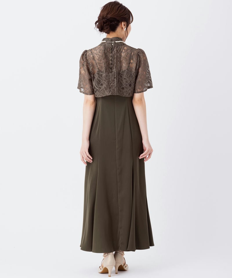 etoll. 【ドレス2点SET】エトル 3wayレースボレロ&マーメイドキャミ