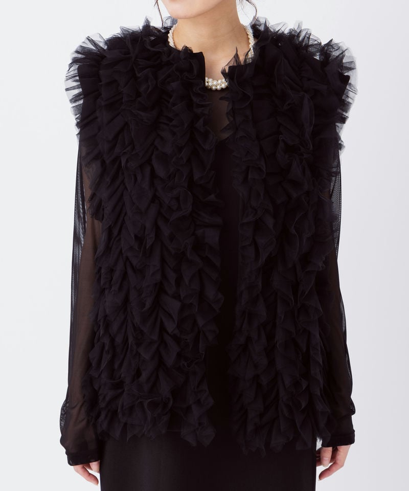 Ameri VINTAGE アメリヴィンテージ Iラインチュールベストセットドレス