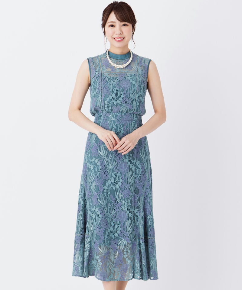 FRAY I.D フレイアイディー レースノースリーブセットアップドレス