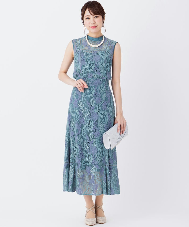 FRAY I.D フレイアイディー レースノースリーブセットアップドレス