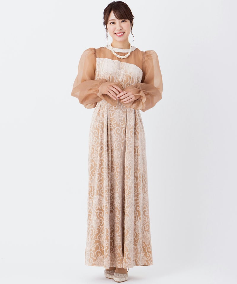 AMAIL アマイル マチュアペイプリドレス ベージュ系 | 結婚式