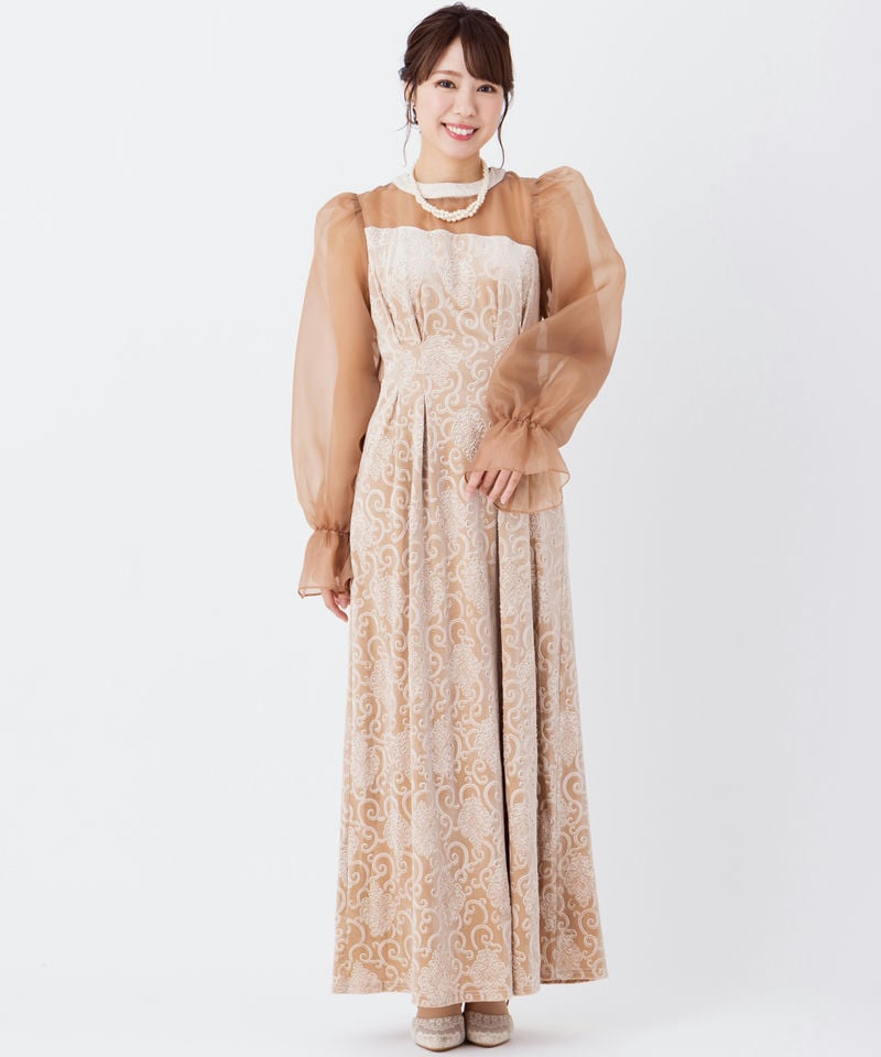 AMAIL アマイル マチュアペイプリドレス ベージュ系 | 結婚式