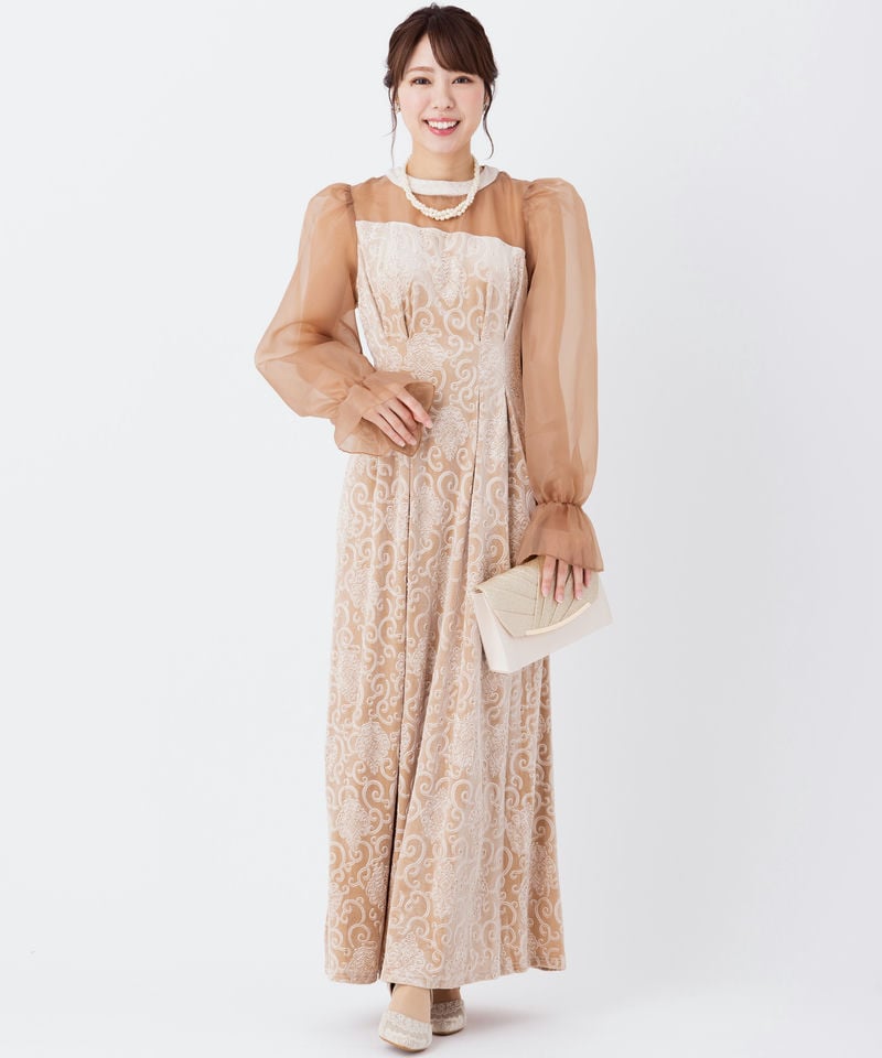 AMAIL アマイル マチュアペイプリドレス ベージュ系 | 結婚式