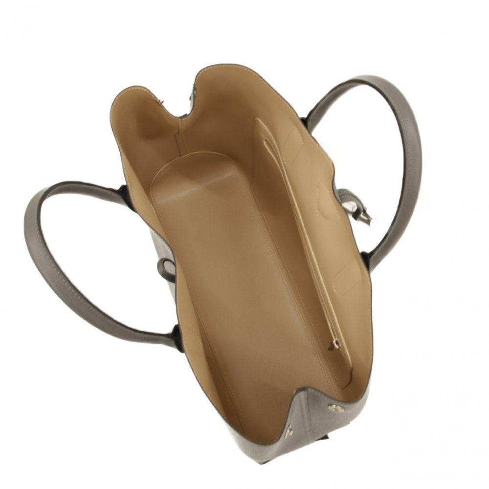 LONGCHAMP ロンシャン ロゾ・レザーハンドバッグ グレー系 | 結婚式