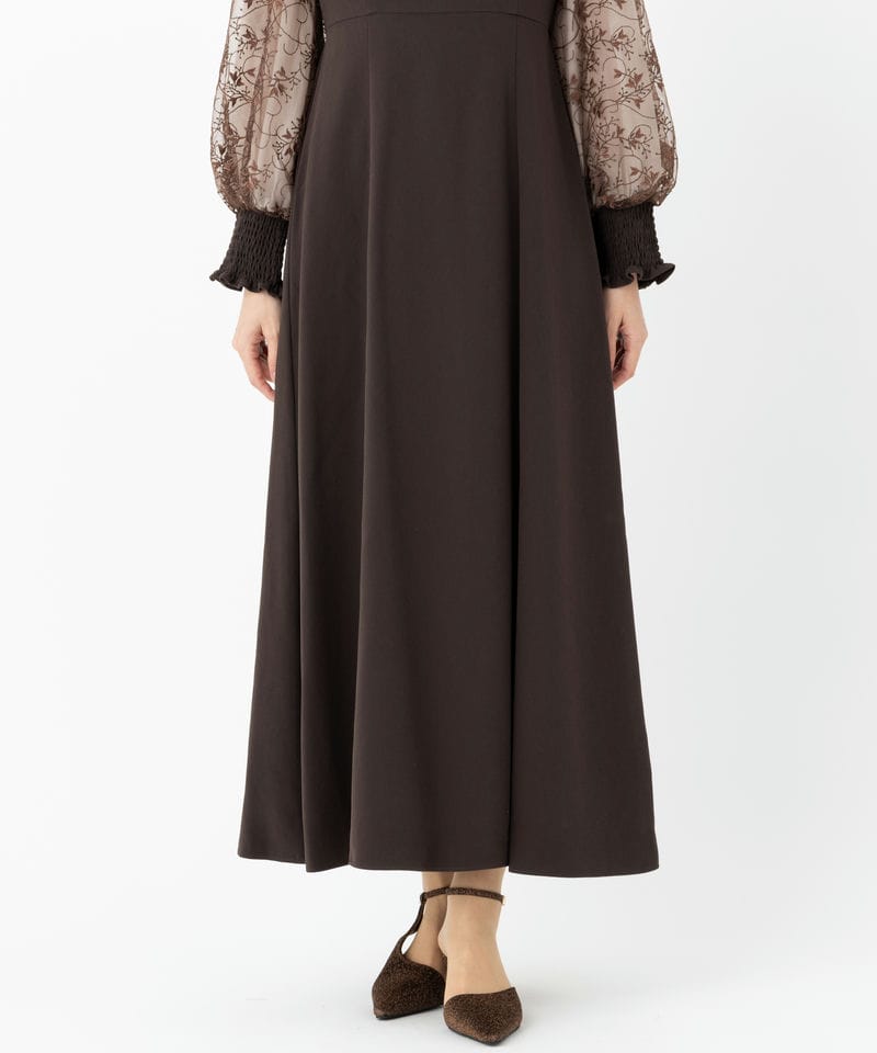 ANDRESD 【ドレス2点SET】アンドレスド スリーブエンブロイダリー