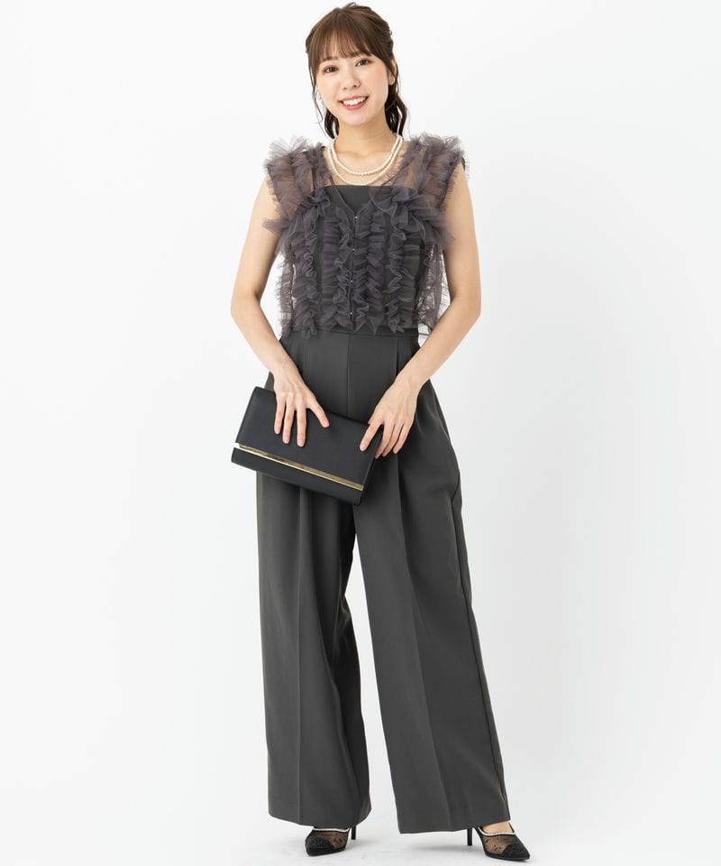 FRAY I.D フレイアイディー チュールブラウスセットベアコンビネゾン