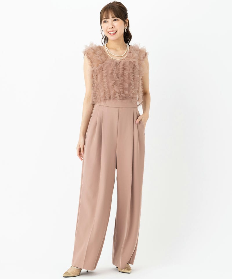 FRAY I.D フレイアイディー チュールブラウスセットベアコンビネゾン