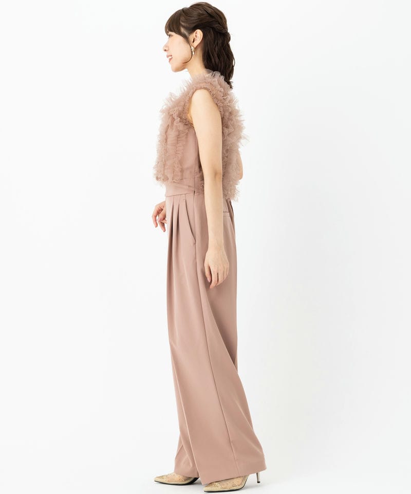 FRAY I.D フレイアイディー チュールブラウスセットベアコンビネゾン