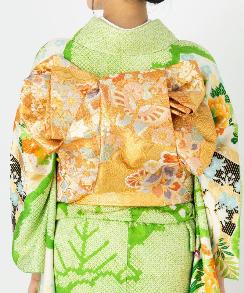 Select Shop 【振袖】絞りに草花 | 結婚式パーティーのレンタルドレス