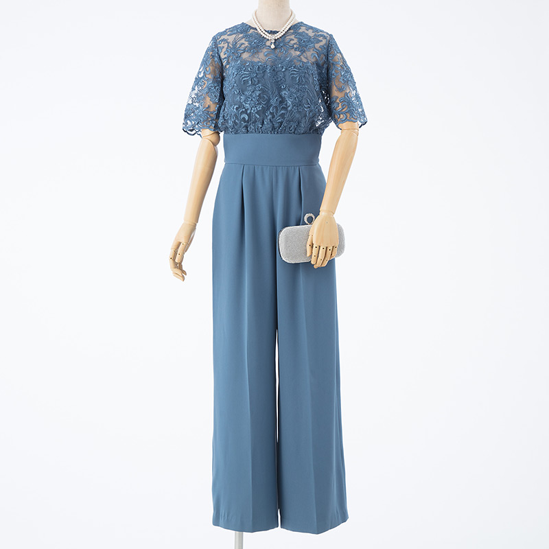 LAGUNAMOON ラグナムーン LADYオーバーレースワイドパンツドレス