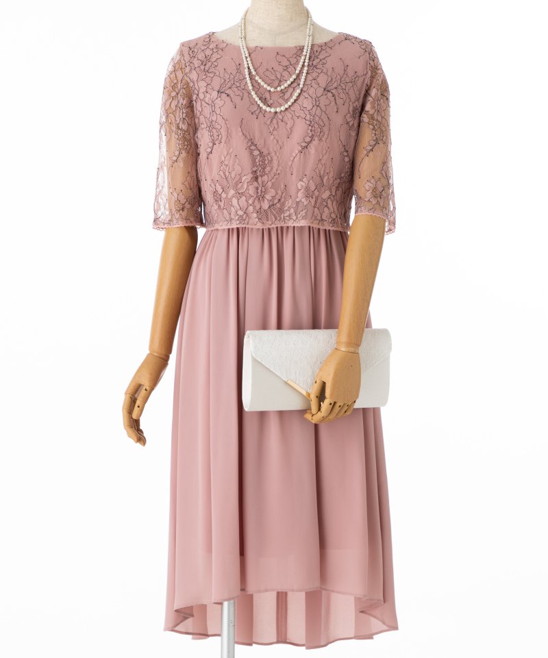 Aimer 【ドレス2点セット】エメ レーストップス×テールスカートドレス