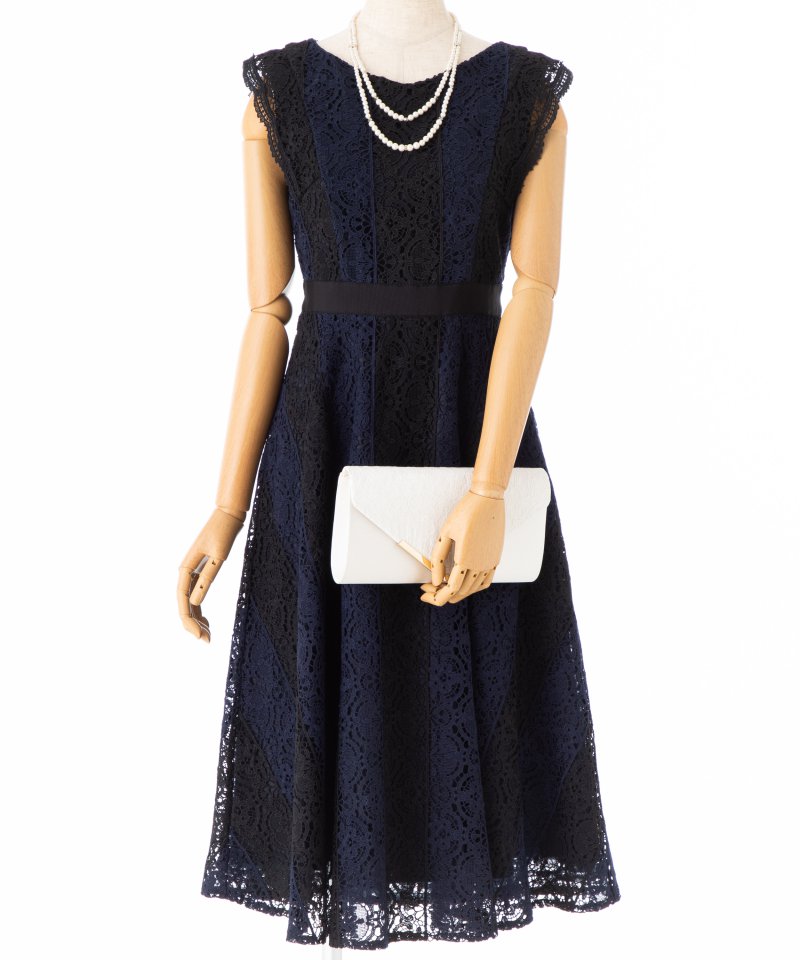 JILL STUART 【ドレス2点セット】ジルスチュアート レース×ベルベット