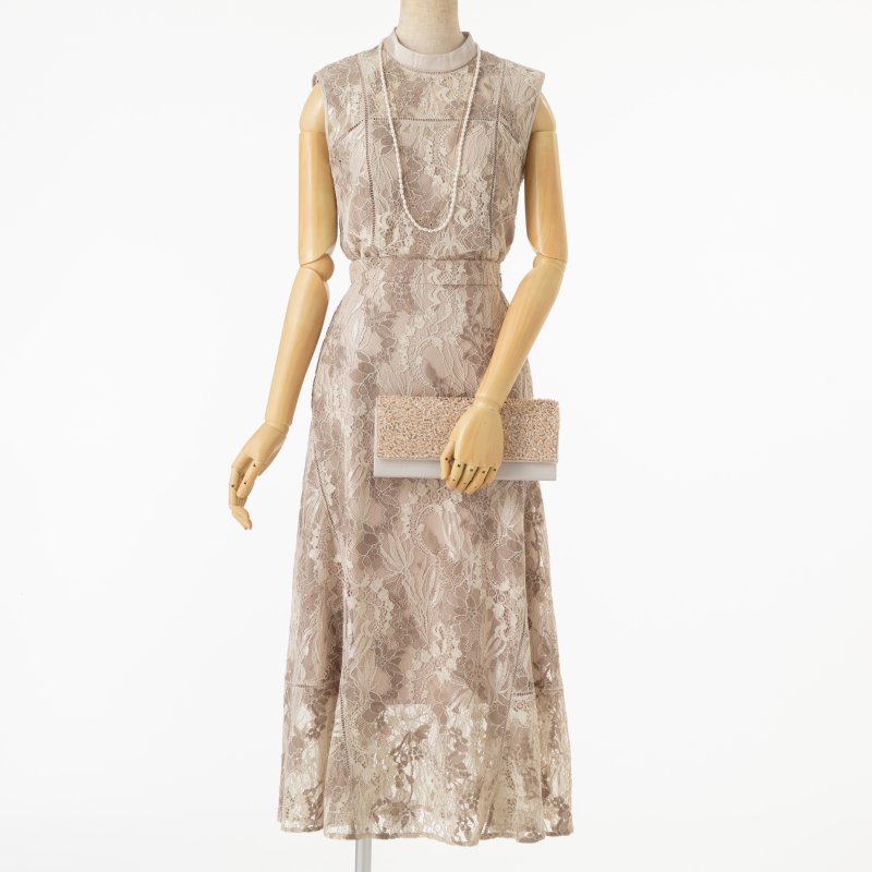 FRAY I.D フレイアイディー レースノースリーブセットアップドレス