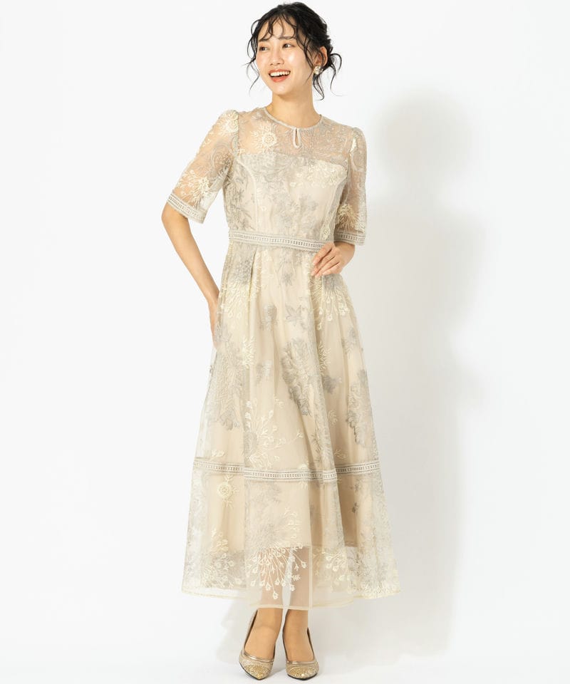 Dorry Doll ドリードール ラダーレースエンブロイダリードレス