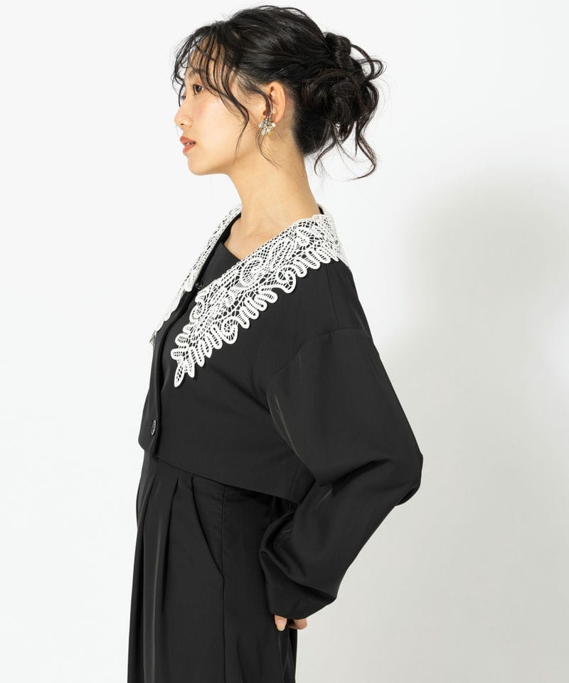 et.UNiVER エト.ユニヴェール ビックカラーセットアップドレス