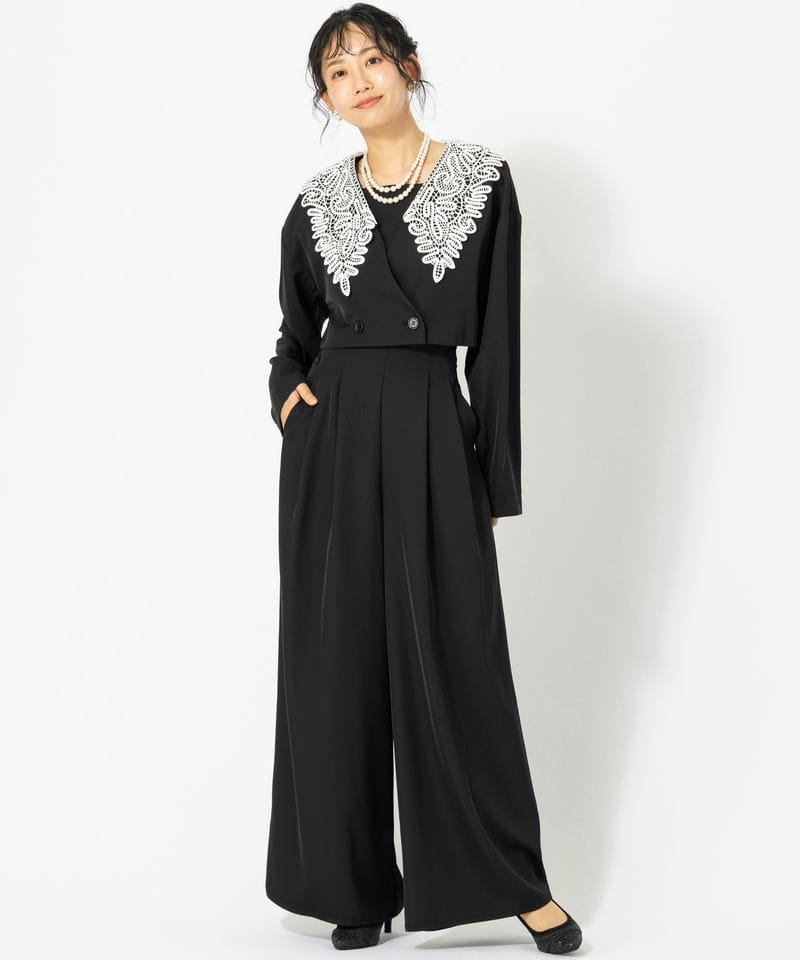 et.UNiVER エト.ユニヴェール ビックカラーセットアップドレス