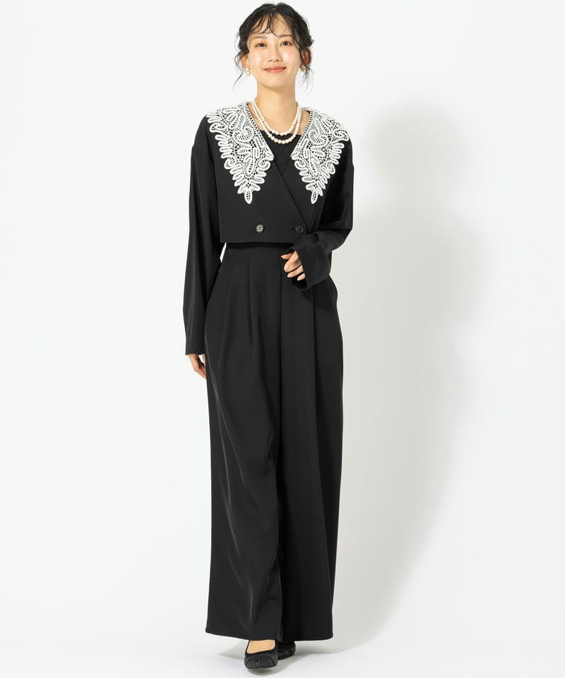 et.UNiVER エト.ユニヴェール ビックカラーセットアップドレス