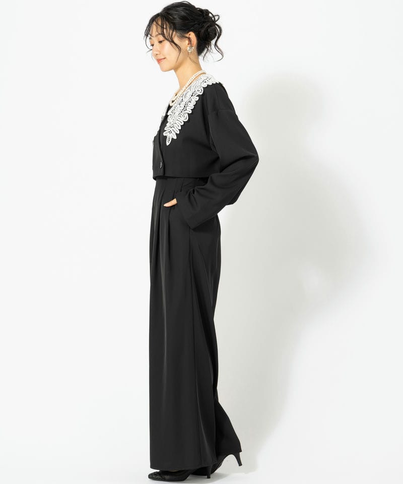 et.UNiVER エト.ユニヴェール ビックカラーセットアップドレス