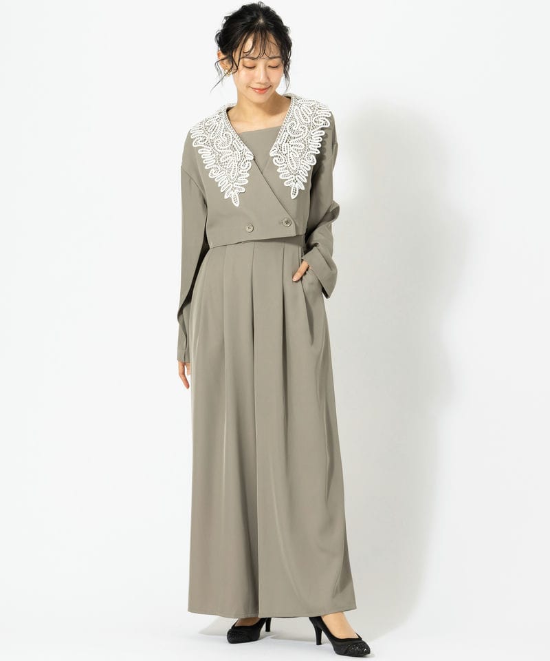 et.UNiVER エト.ユニヴェール ビックカラーセットアップドレス その他