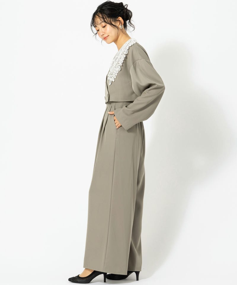 et.UNiVER エト.ユニヴェール ビックカラーセットアップドレス その他