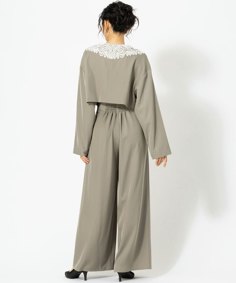 et.UNiVER セットアップ　ドレス　イエロー et.UNiVER エト.ユニヴェール ビックカラーセットアップドレス その他