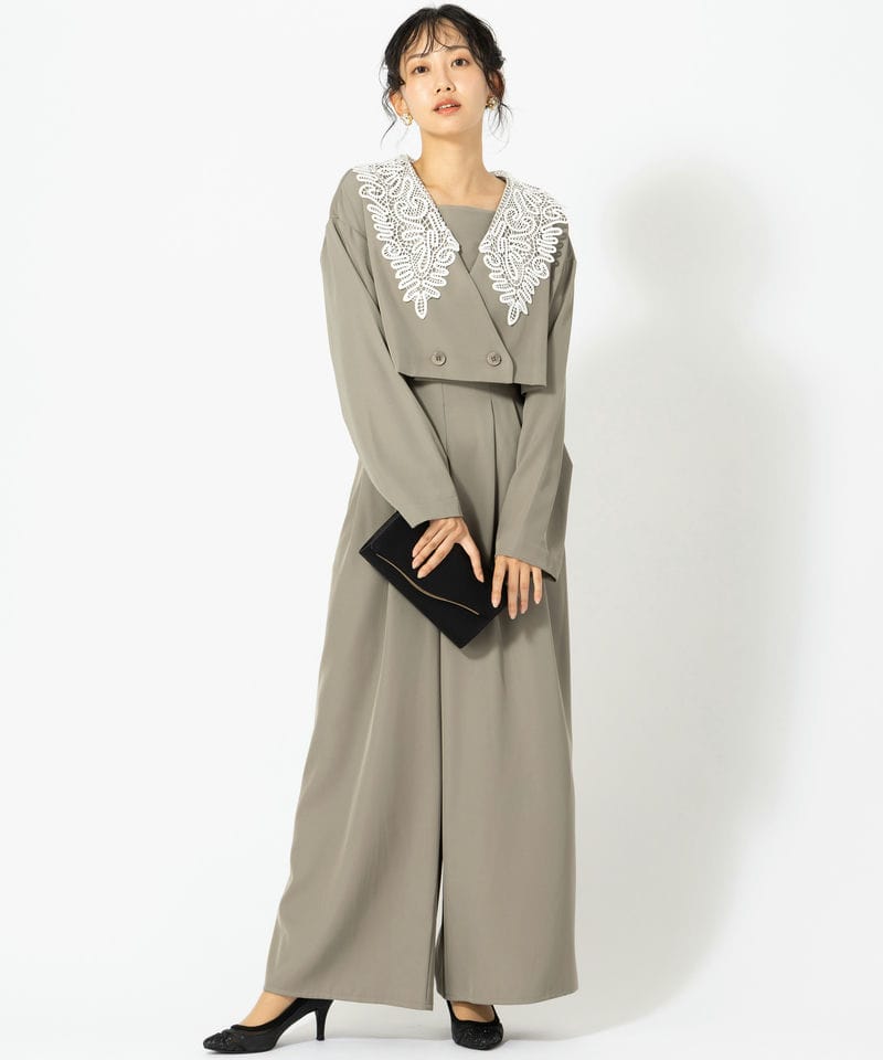 et.UNiVER エト.ユニヴェール ビックカラーセットアップドレス その他