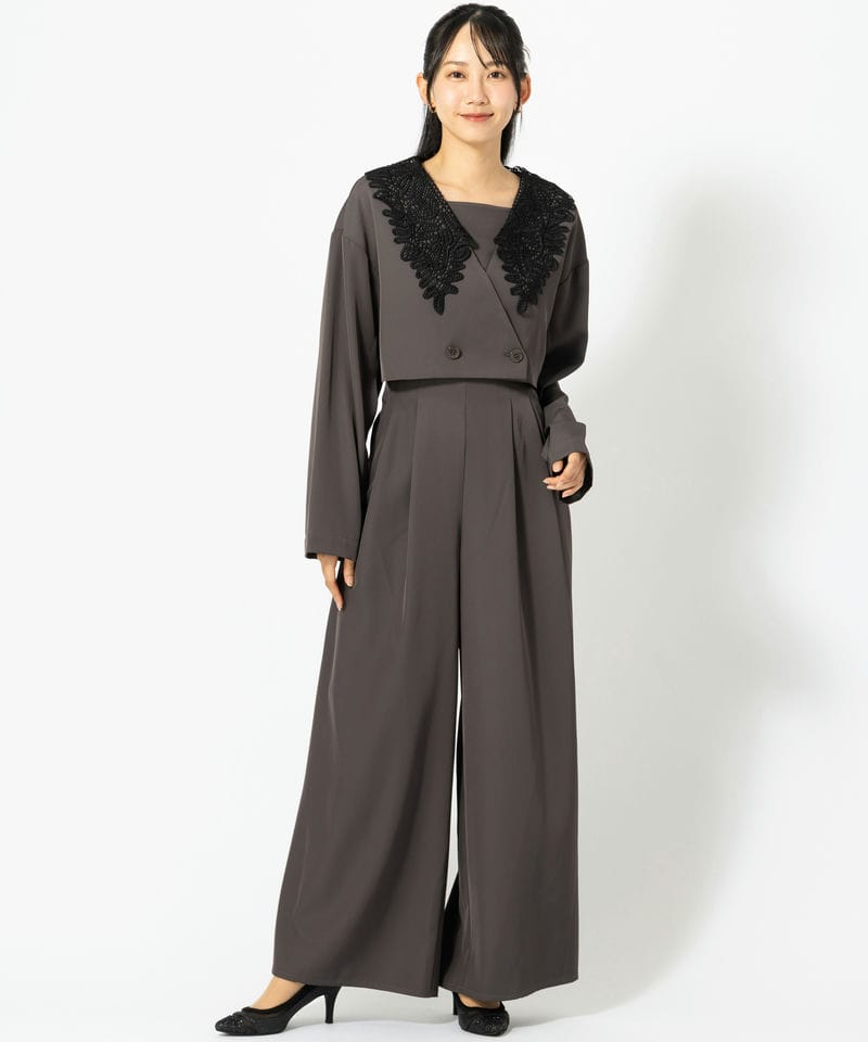 et.UNiVER エト.ユニヴェール ビックカラーセットアップドレス その他