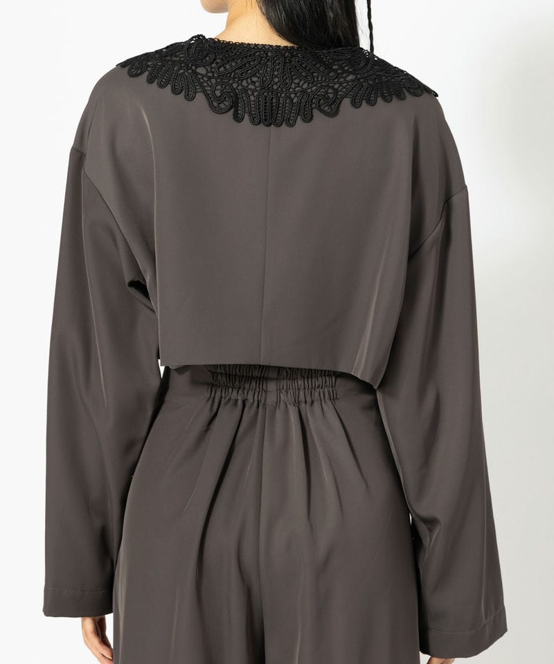 et.UNiVER エト.ユニヴェール ビックカラーセットアップドレス