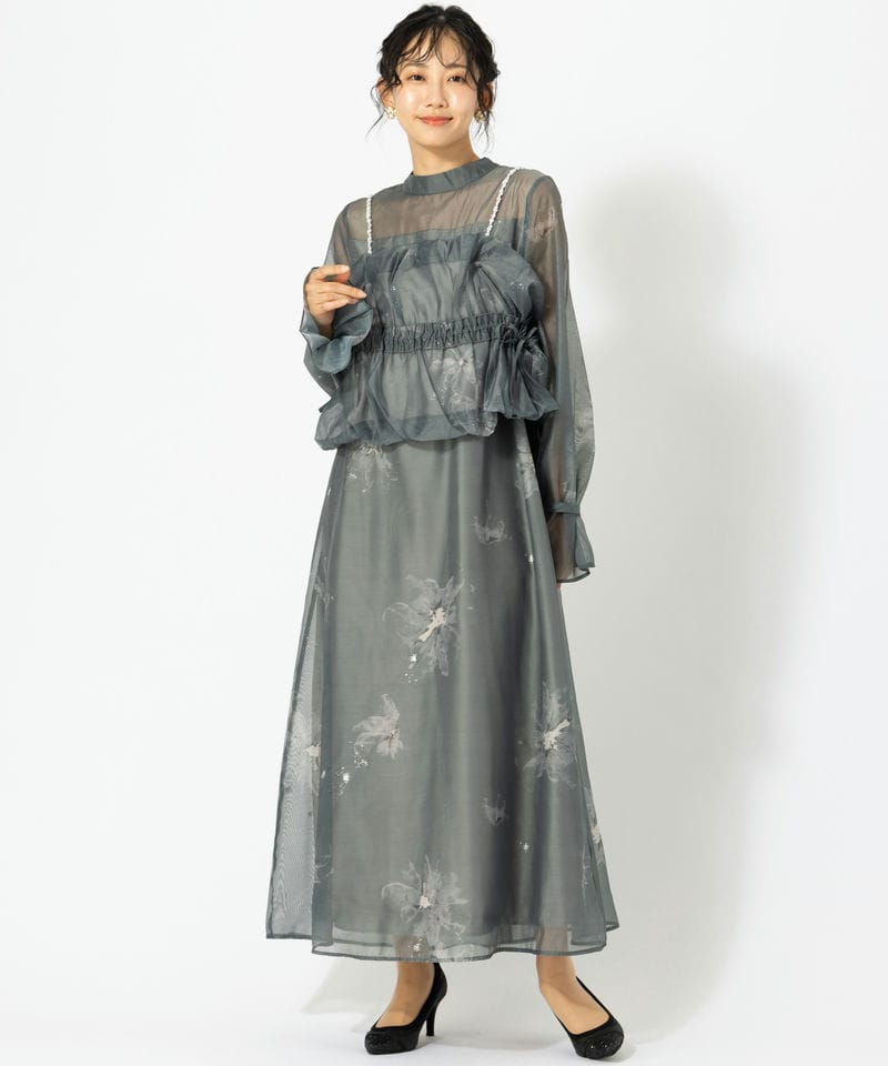 WILLFULLY ウィルフリー 結婚式 ドレス WILLFULLY ウィルフリー パールショルダーキャミセットオリジナル