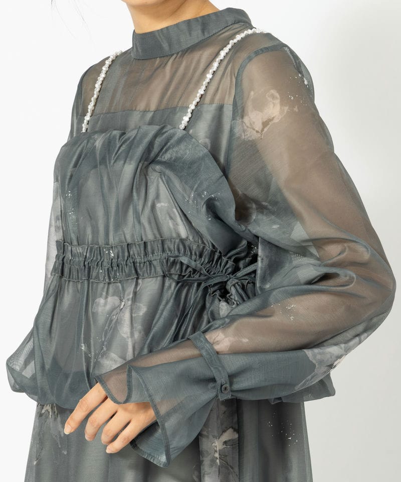 WILLFULLY ウィルフリー パールショルダーキャミセットオリジナル