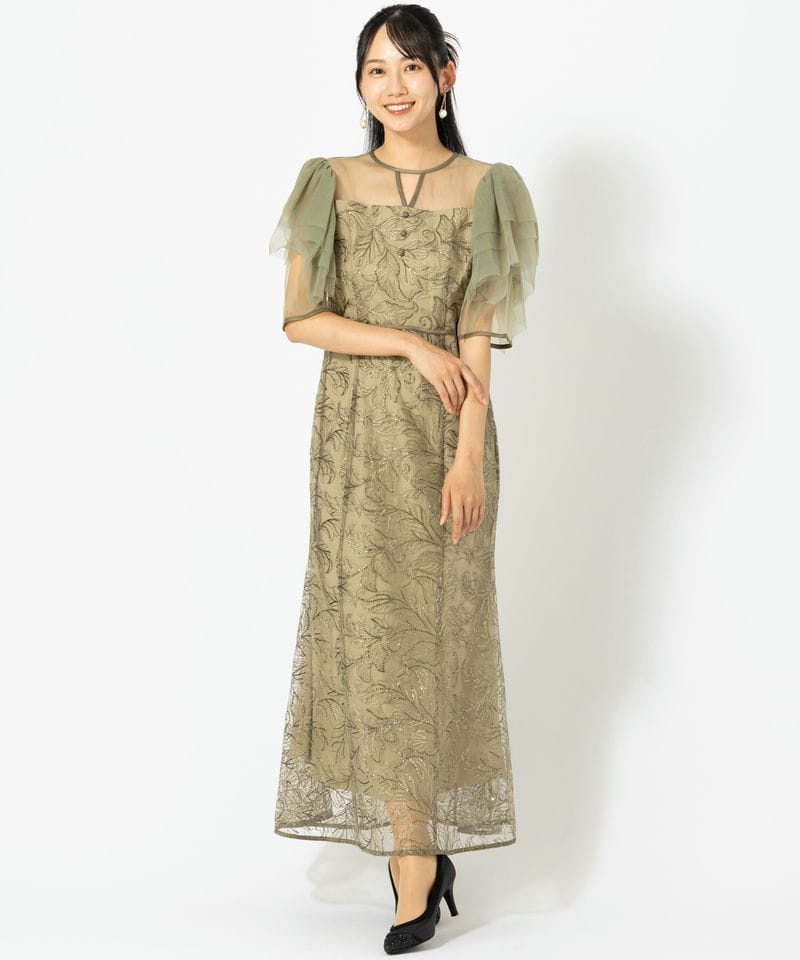 Leja 【ドレス2点SET】レジャ ボリュームチュールパイピングフレ